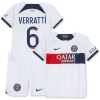 Oficiální Fotbalový Dres Paris Saint-Germain Verratti 6 Hostující 2023-24 pro Děti